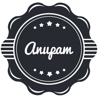 Anupam badge logo