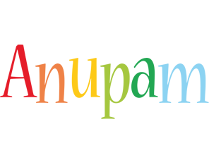 Anupam birthday logo
