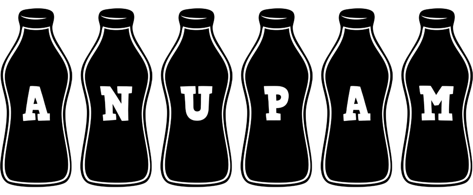 Anupam bottle logo