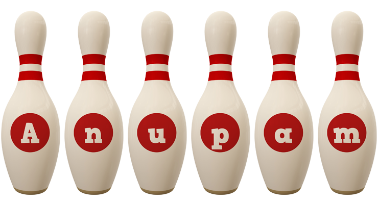 Anupam bowling-pin logo