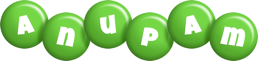Anupam candy-green logo