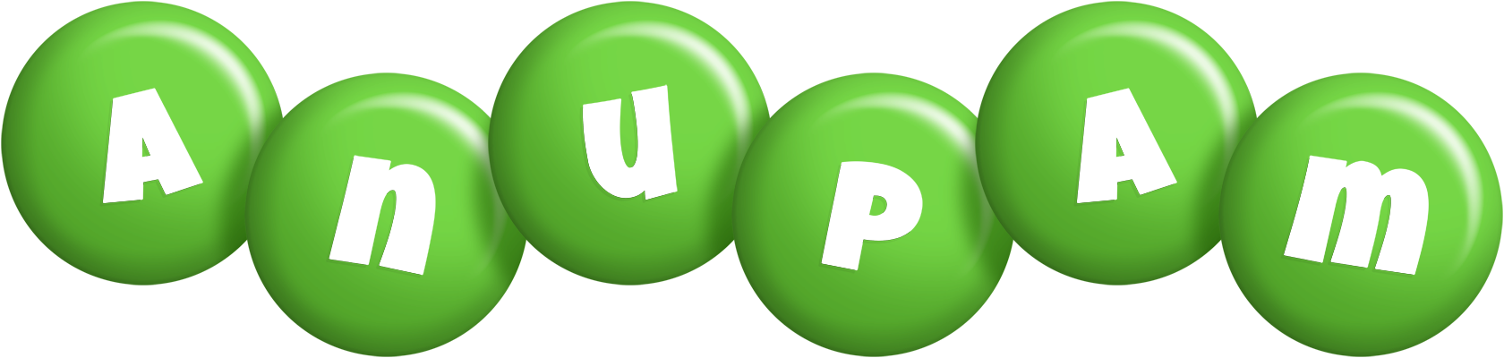Anupam candy-green logo