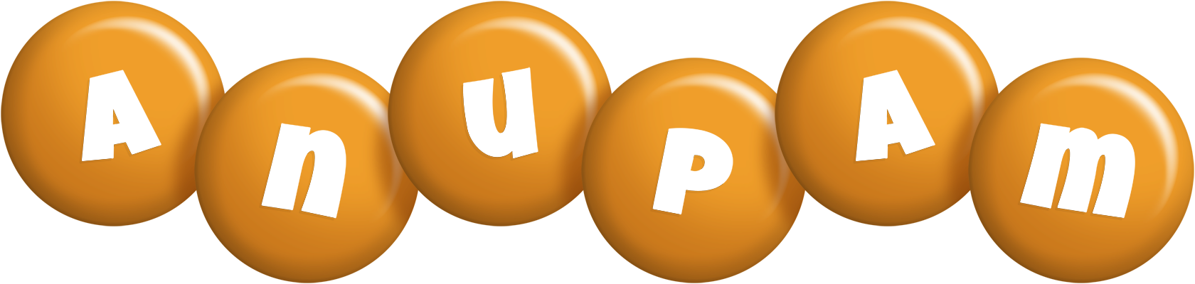 Anupam candy-orange logo
