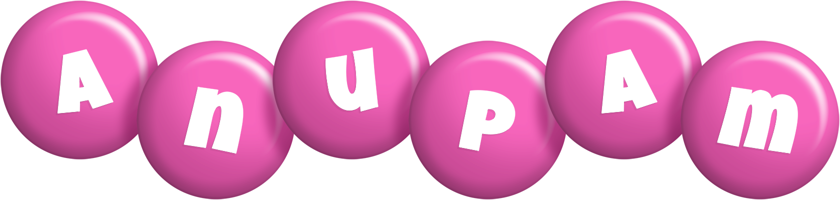 Anupam candy-pink logo