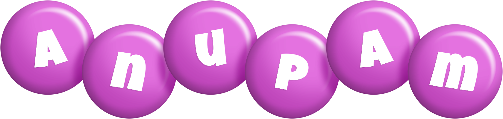 Anupam candy-purple logo