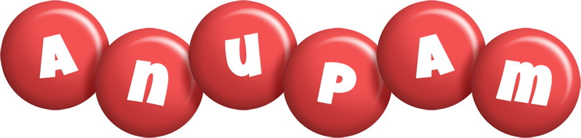 Anupam candy-red logo
