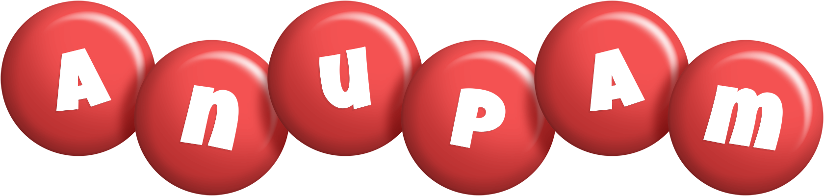 Anupam candy-red logo