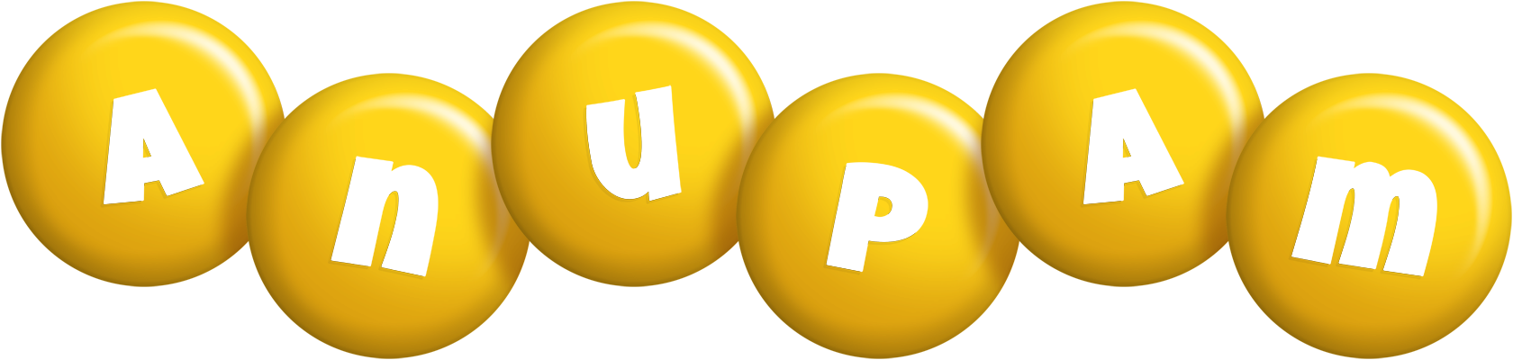 Anupam candy-yellow logo