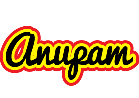 Anupam flaming logo