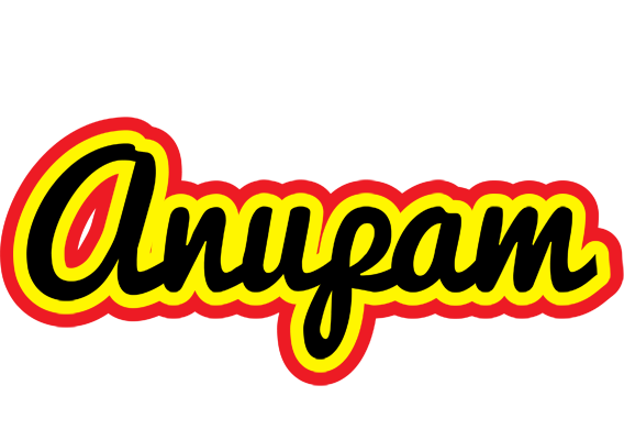 Anupam flaming logo
