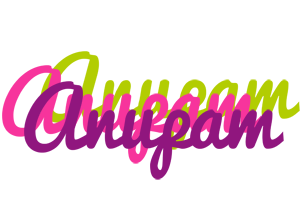 Anupam flowers logo