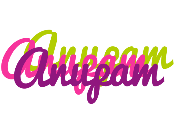 Anupam flowers logo