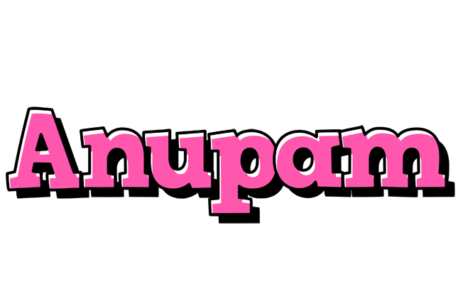 Anupam girlish logo