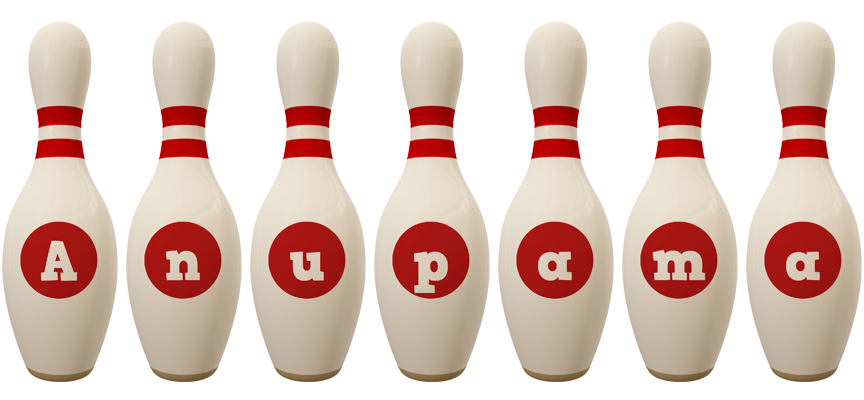 Anupama bowling-pin logo