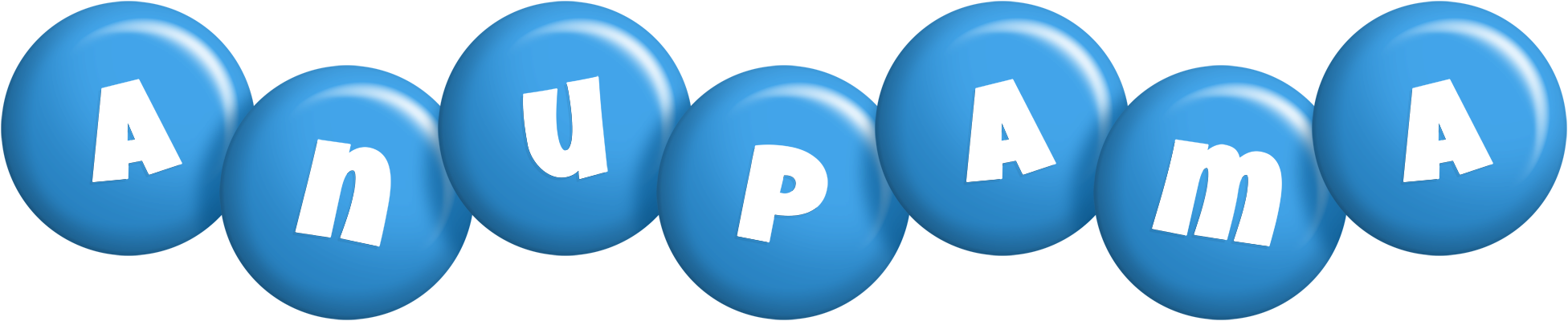 Anupama candy-blue logo