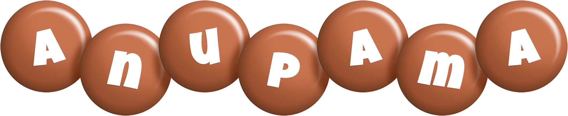 Anupama candy-brown logo