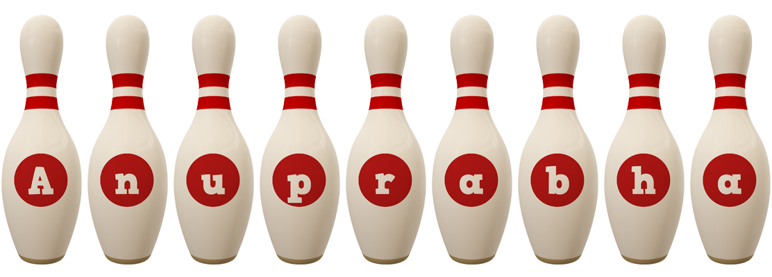 Anuprabha bowling-pin logo