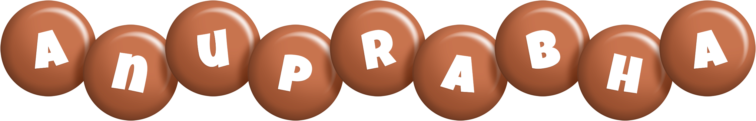 Anuprabha candy-brown logo
