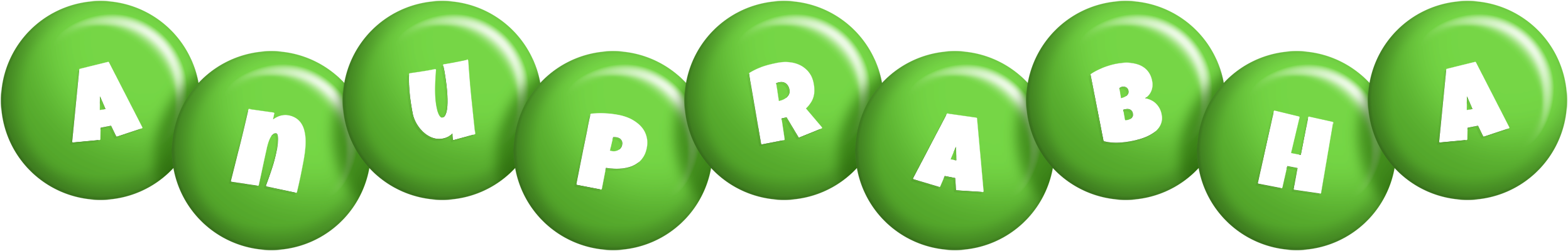 Anuprabha candy-green logo
