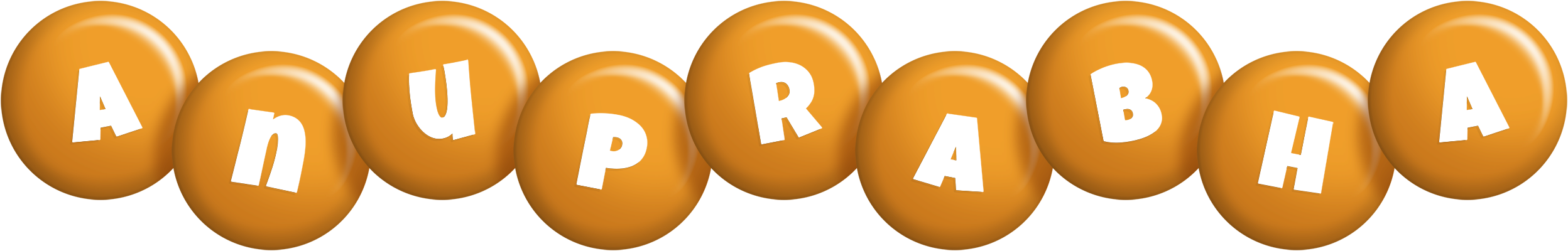 Anuprabha candy-orange logo