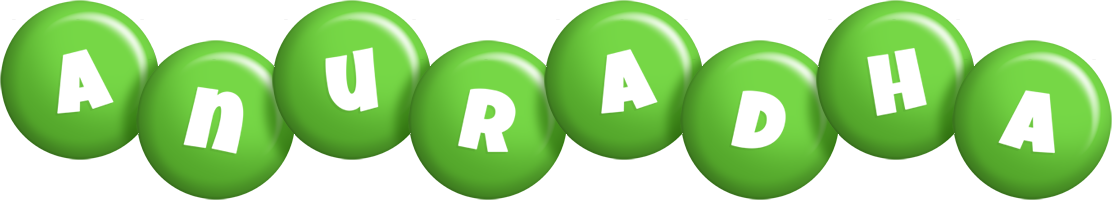 Anuradha candy-green logo
