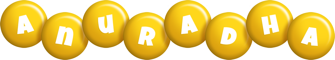 Anuradha candy-yellow logo