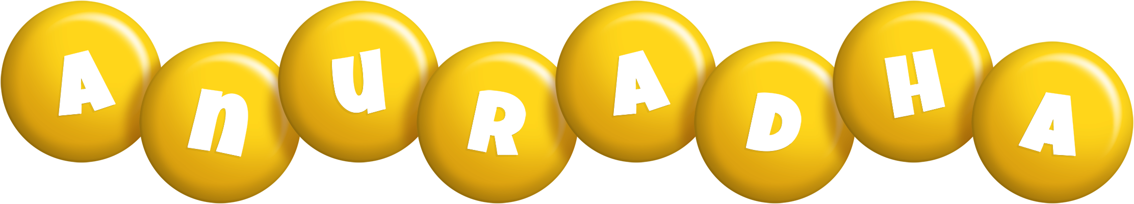 Anuradha candy-yellow logo