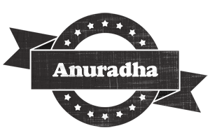 Anuradha grunge logo