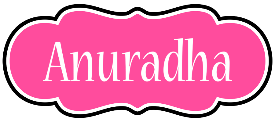 Anuradha invitation logo