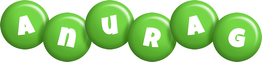 Anurag candy-green logo