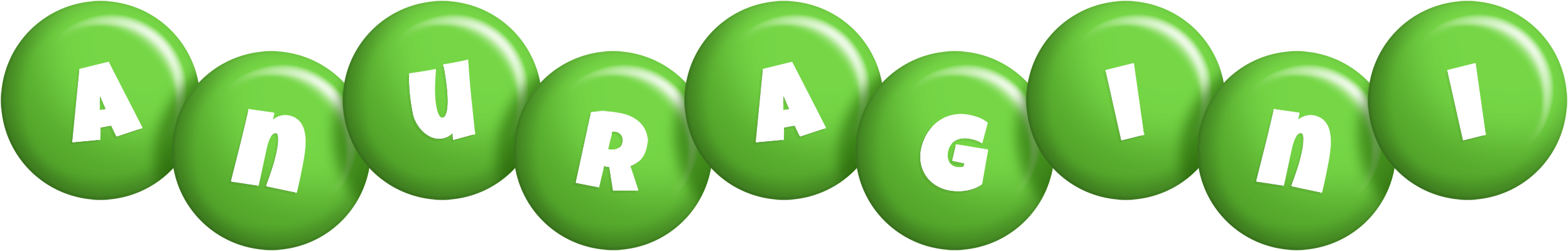 Anuragini candy-green logo