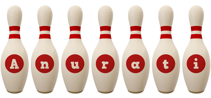 Anurati bowling-pin logo