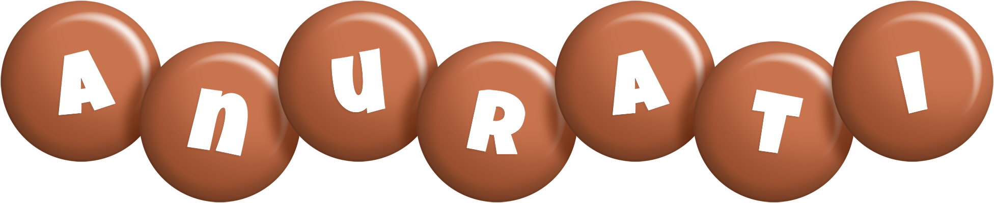 Anurati candy-brown logo