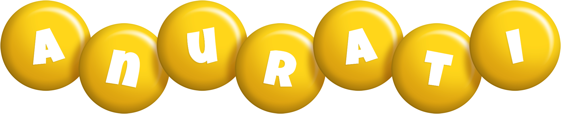 Anurati candy-yellow logo