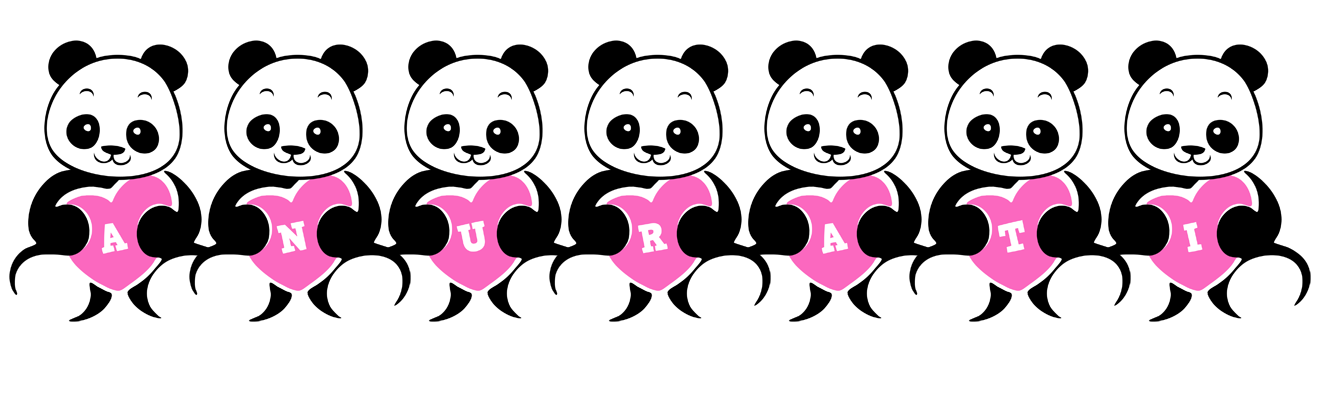 Anurati love-panda logo