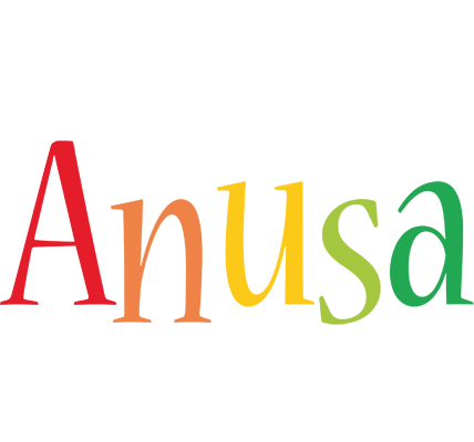 Anusa birthday logo