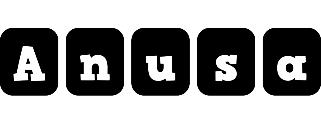 Anusa box logo