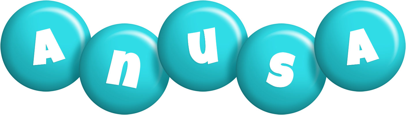 Anusa candy-azur logo