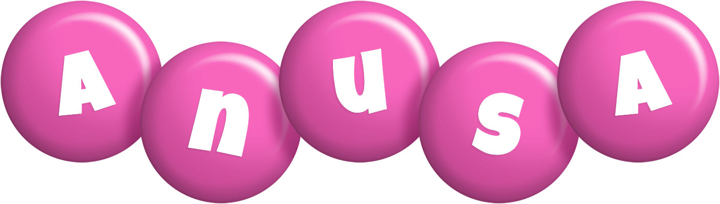 Anusa candy-pink logo