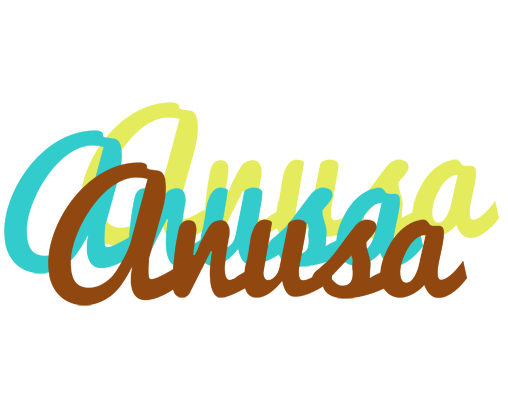 Anusa cupcake logo