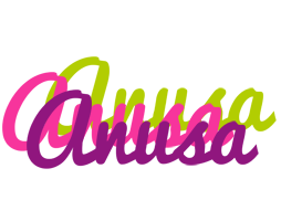 Anusa flowers logo