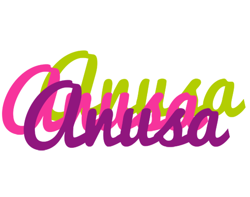 Anusa flowers logo