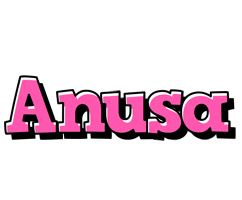 Anusa girlish logo