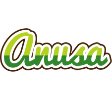 Anusa golfing logo