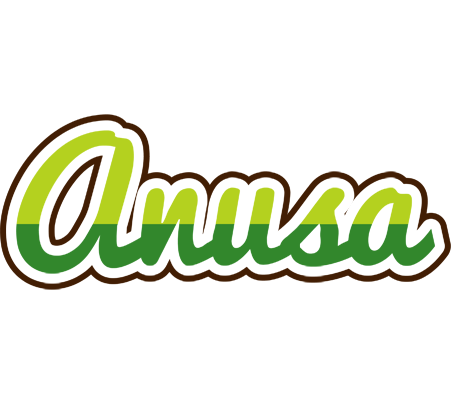Anusa golfing logo