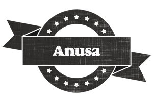 Anusa grunge logo