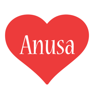 Anusa love logo