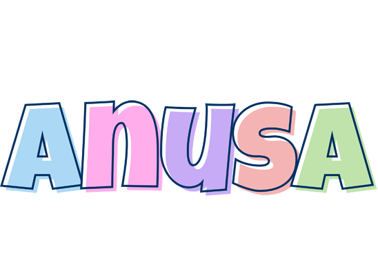 Anusa pastel logo