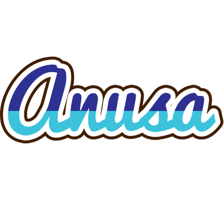 Anusa raining logo