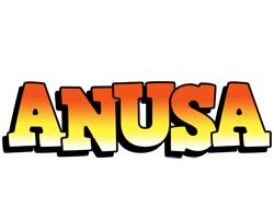 Anusa sunset logo